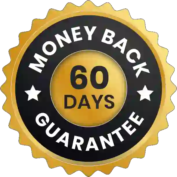 MetaTrim BHB 60 Day Money Back Guarantee Badge